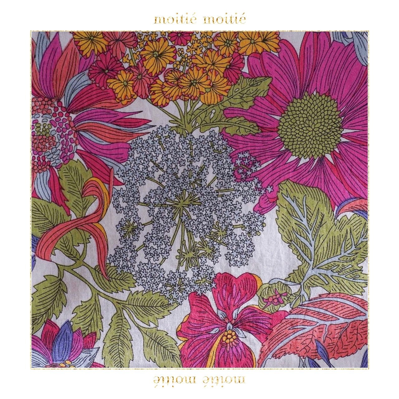 リバティ 花柄 ピンク 入園、入学セット | moitie moitie リバティ 花柄 ピンク 入園、入学セット | moitie moitie