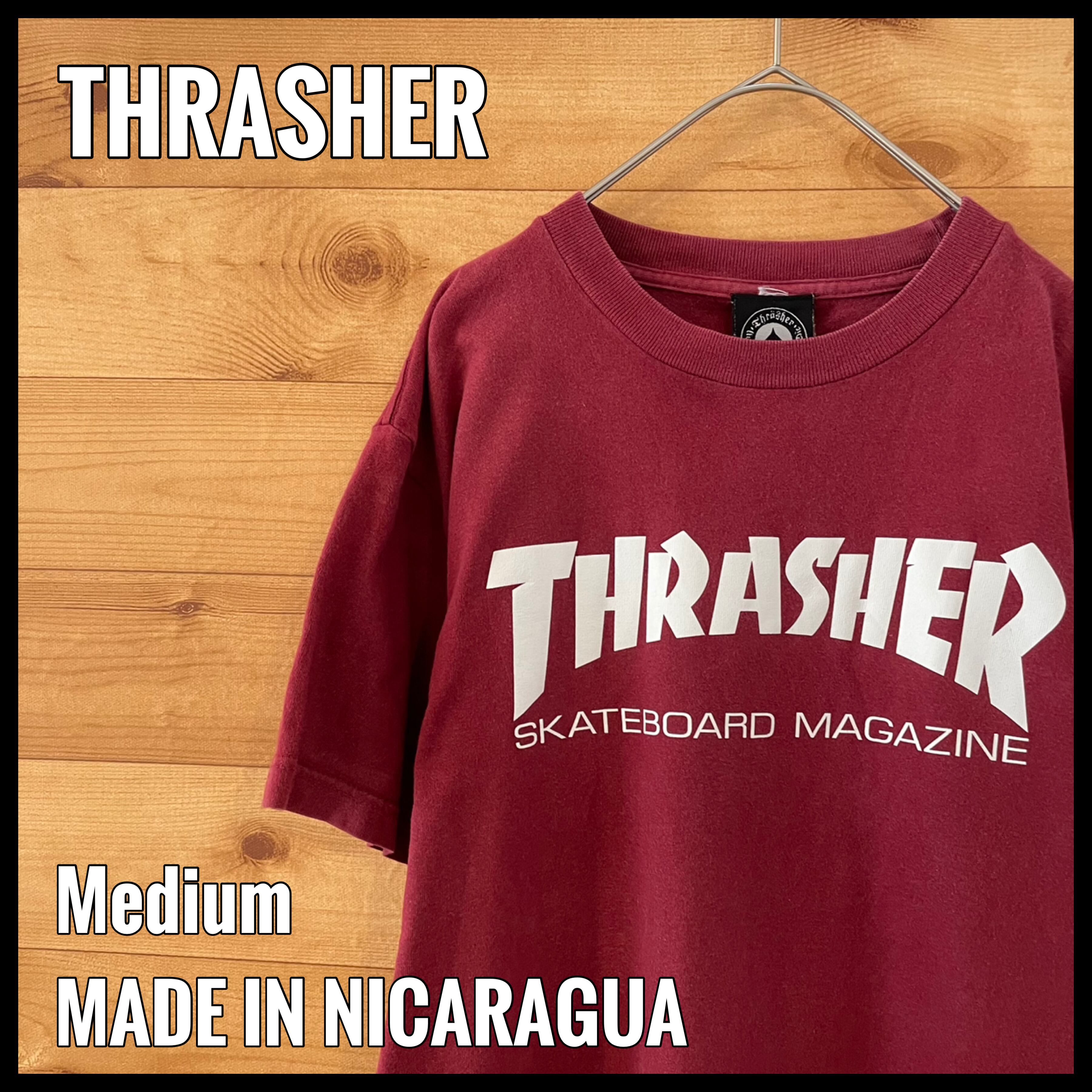 USA企画 Thrasher スラッシャー ロゴ Tシャツ プリント