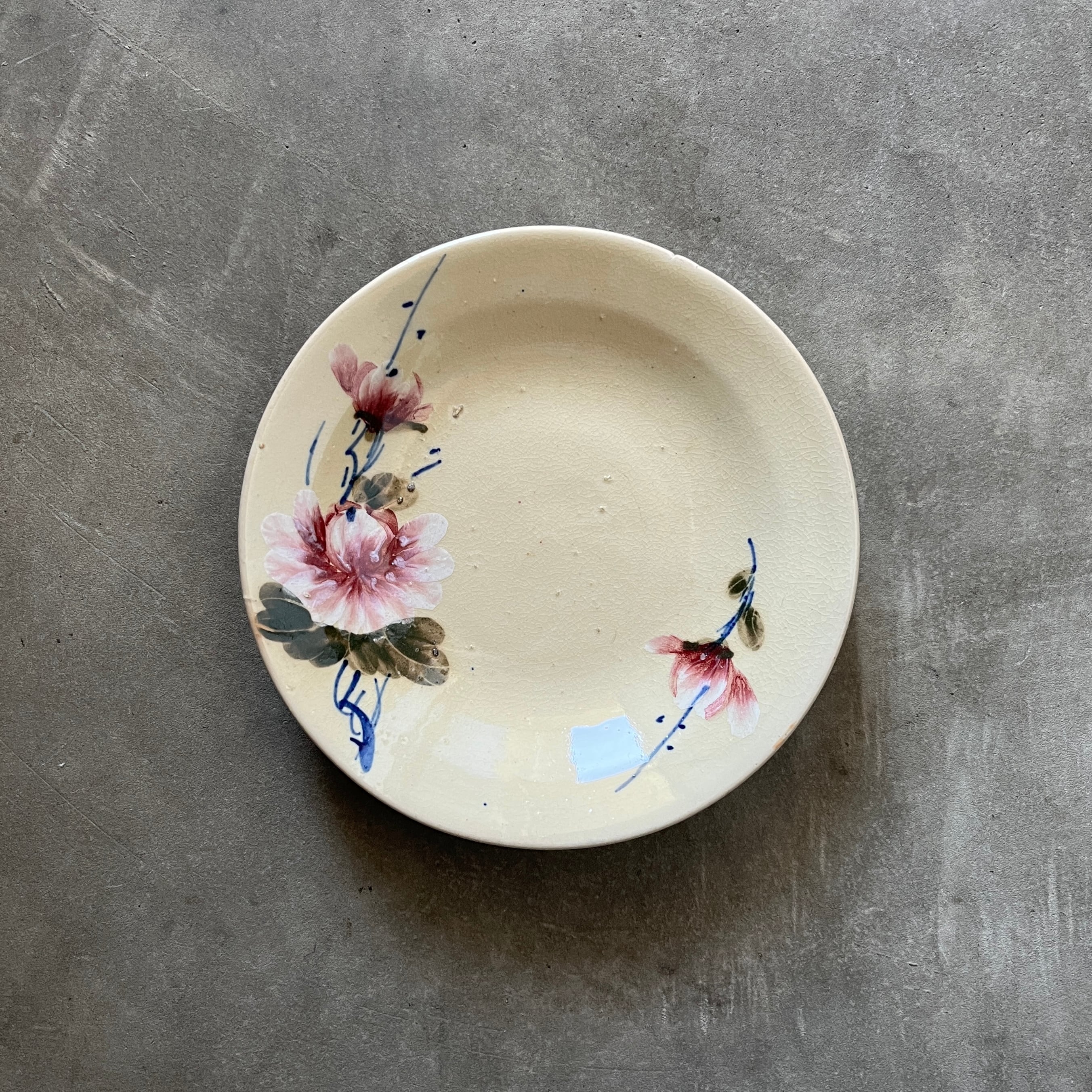 九谷焼 色絵千段飯碗(11.5cmサイズ) お茶碗 梅菊 青郊窯 | Pay ID