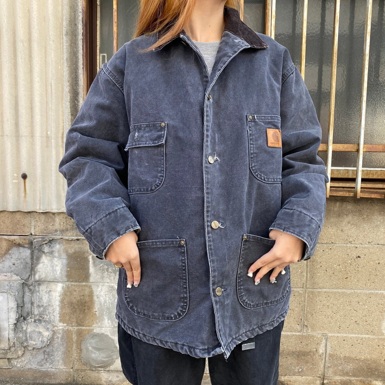 90sUSA製 Carhartt ミシガン チョアコート カバーオール10133-