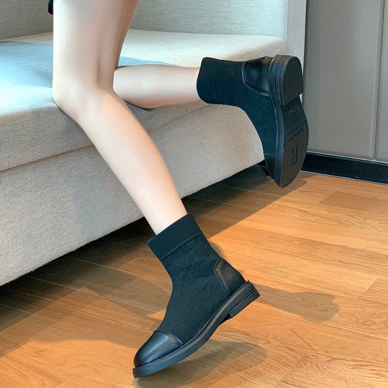 ブーツスプリングオータム薄手ソックス 靴 シューズ 春物 秋物 タイツ ストッキング 部族の婦人靴6522824273