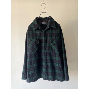 -PENDLETON- 70's wool check shirt