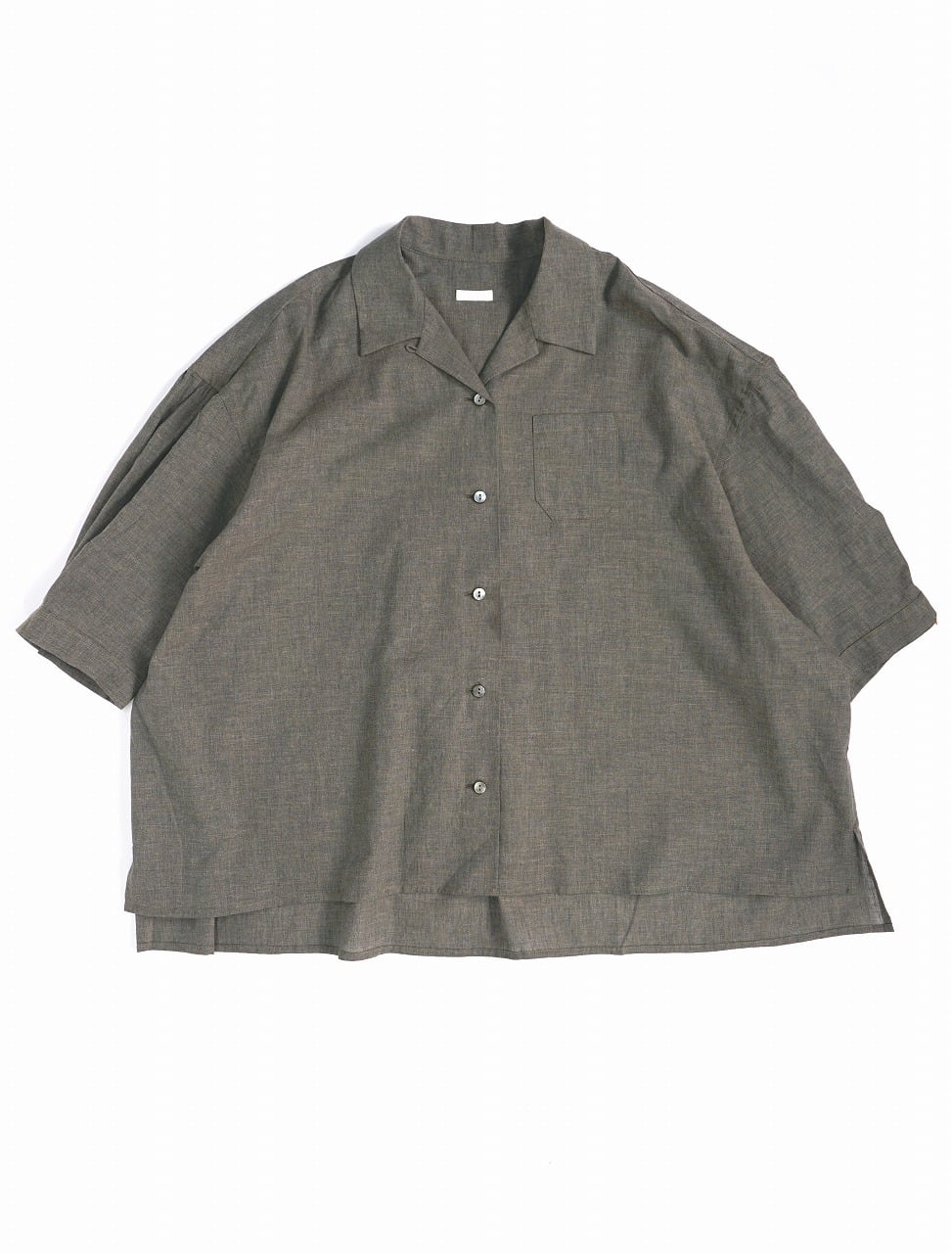 OG Co. Li. Chambray Open Collar Shirt