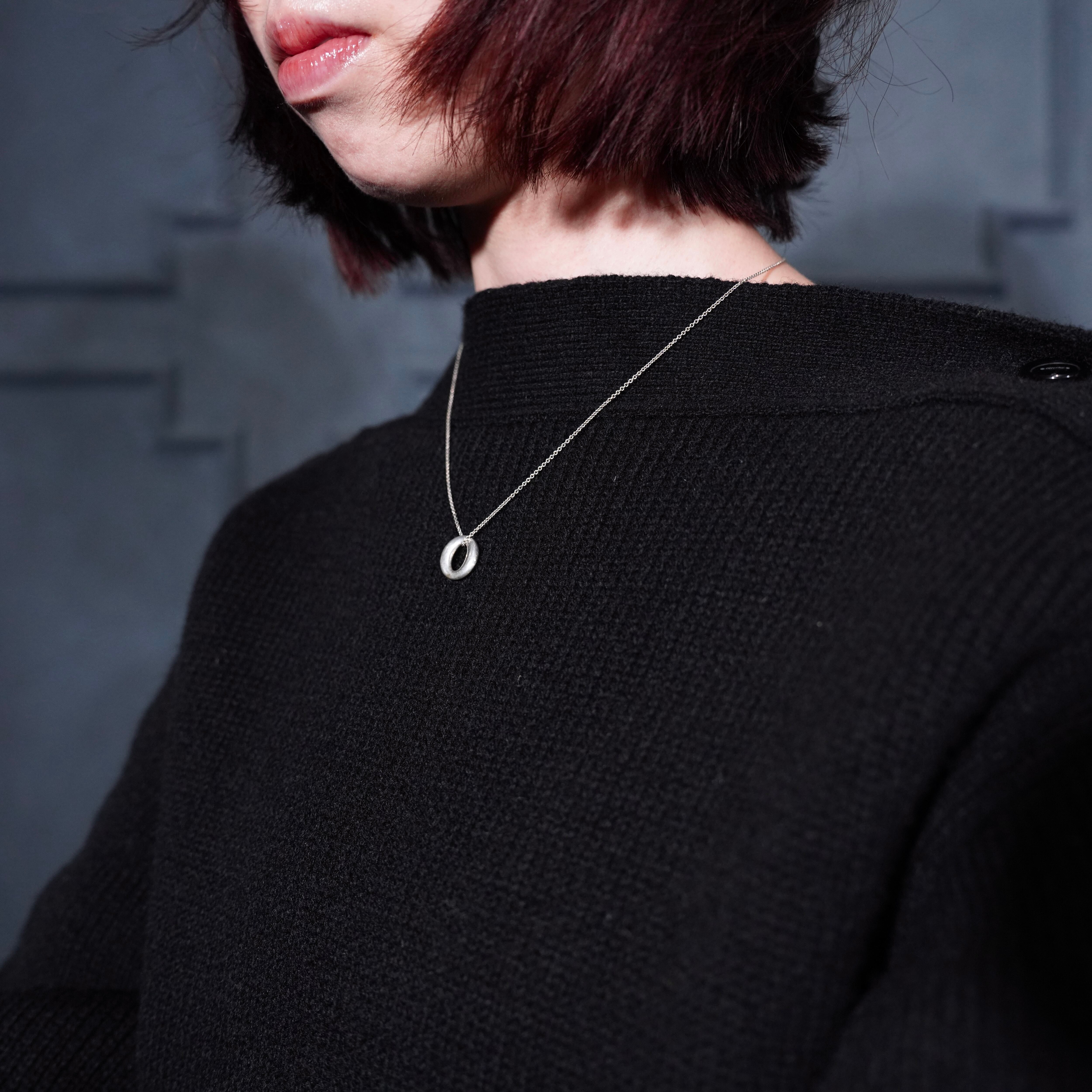 TIFFANY&CO CIRCLE DESIGN SILVER NECKLACE/ティファニーセビアナ