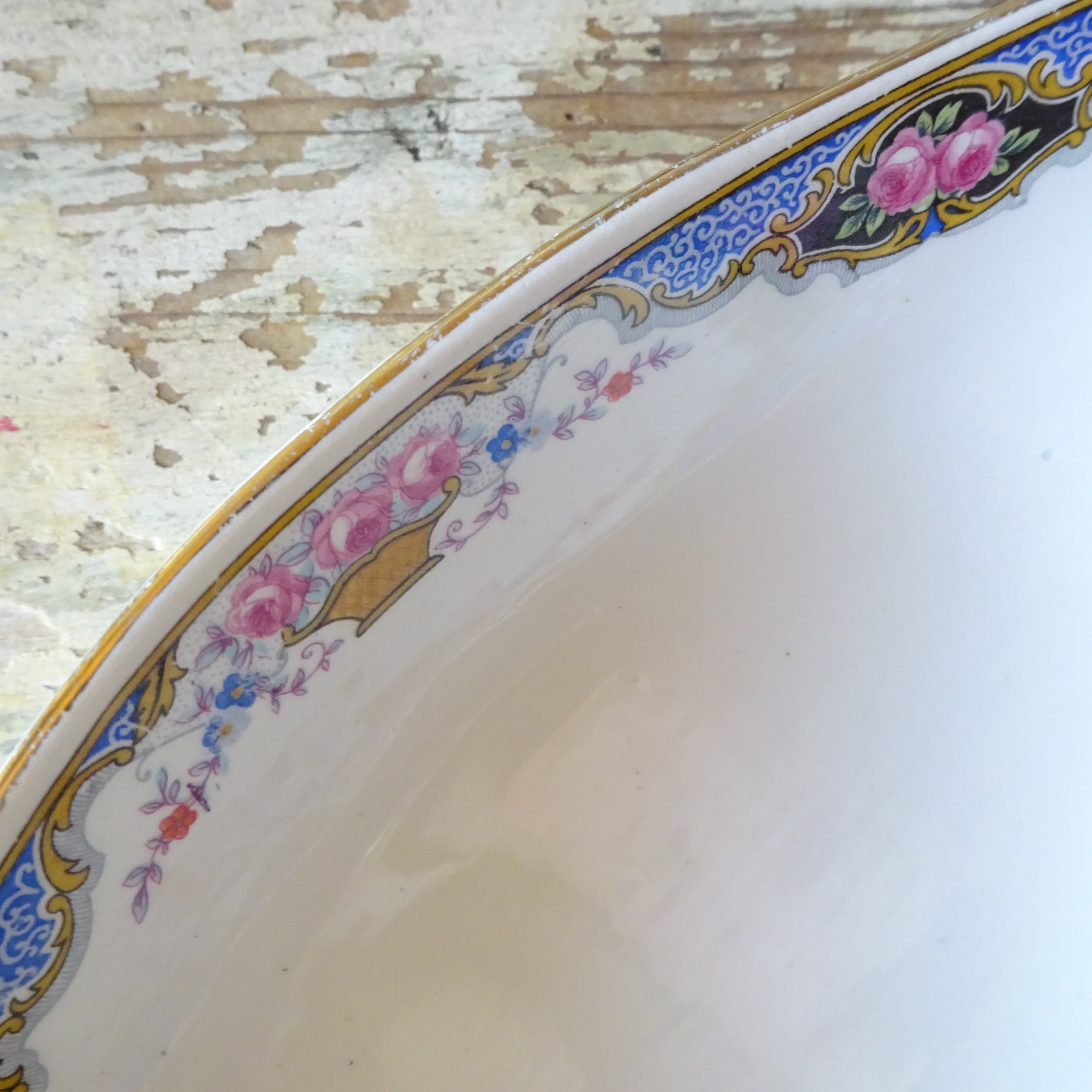 ☆SARREGUEMINES ET DIGOIN décor《Petites Roses》RAVIER (A)