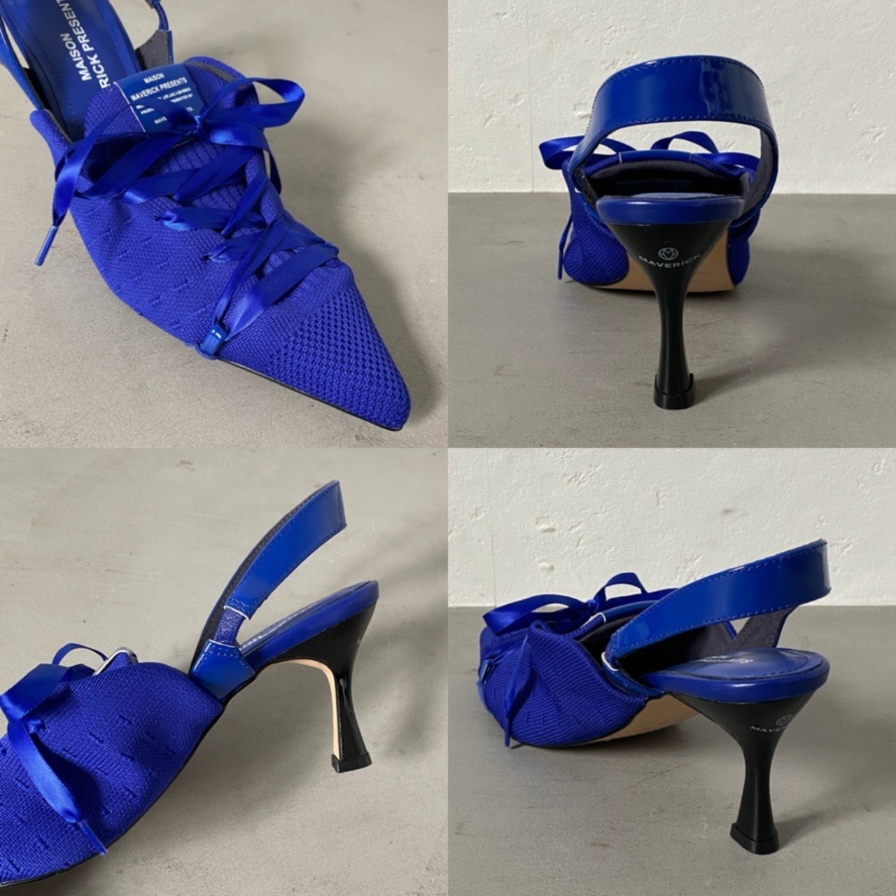 【受注予約：7月上旬入荷予定】special edition sneaker heel/blue