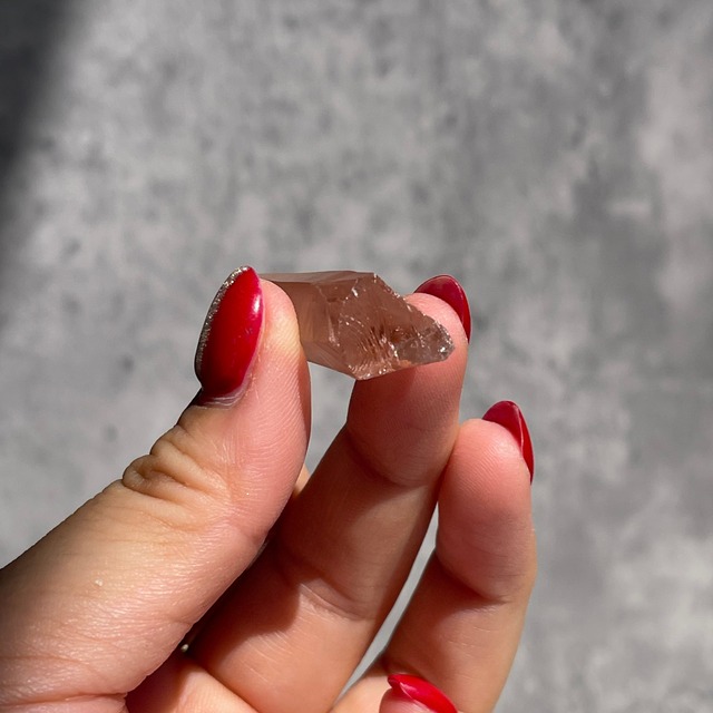 ブラジル・ミナスジェライス州産【ピンクレムリアン】⑫ 鉱物 天然石 パワーストーン