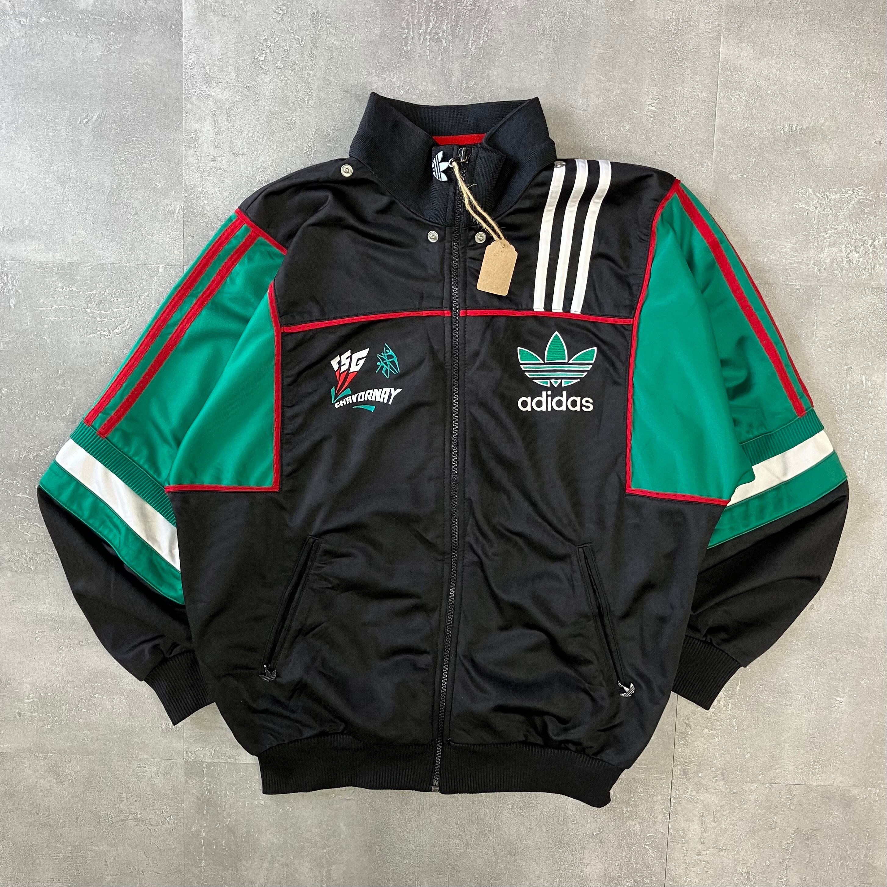 adidas 80s vintage トラックジャケット 刺繍 No.1800