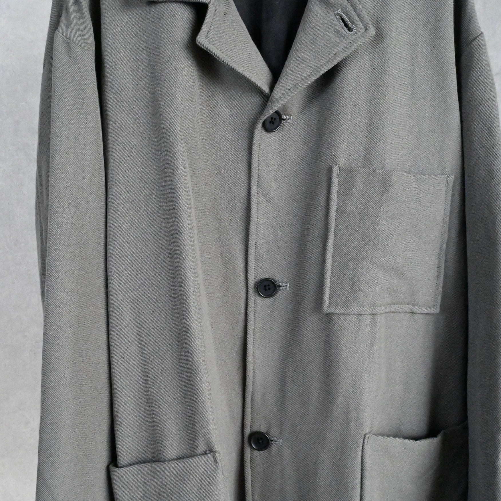 25AW》【STILL BY HAND】WOOL SERGE COVER ALL JACKET スティルバイ