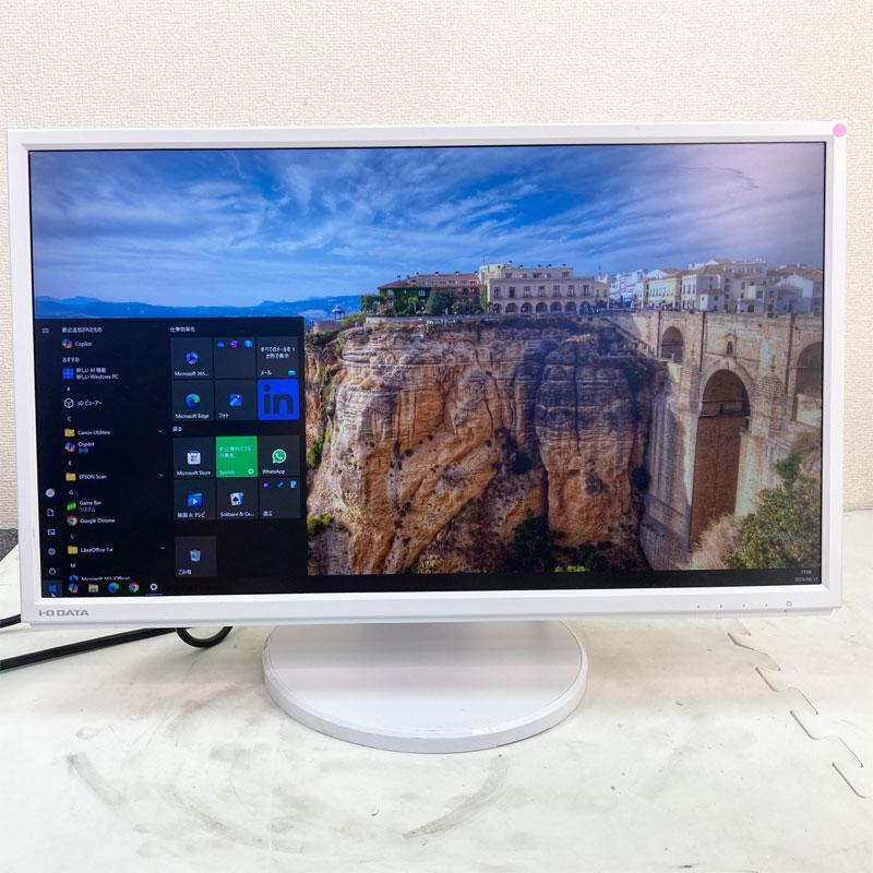 中古 ワイド液晶モニター 2017年製 ☆ I-ODATA LCD-MF224EDW 21.5