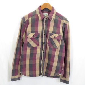 JELADO Union Worker Shirt ヘビー フランネル シャツ size17/ジェラード 0703