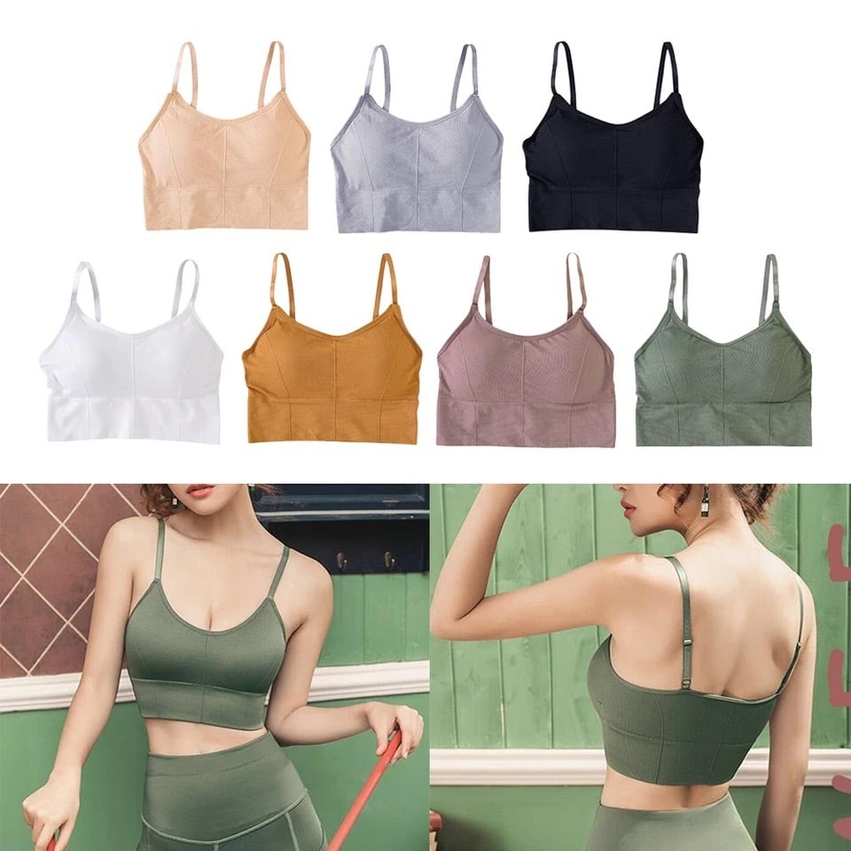 ノンワイヤーブラ スポーツブラ 蝶 キャミソールブラ チューブトップ