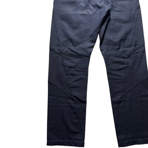 COMME des GARCONS SHIRT biker design patchwork pants Navy