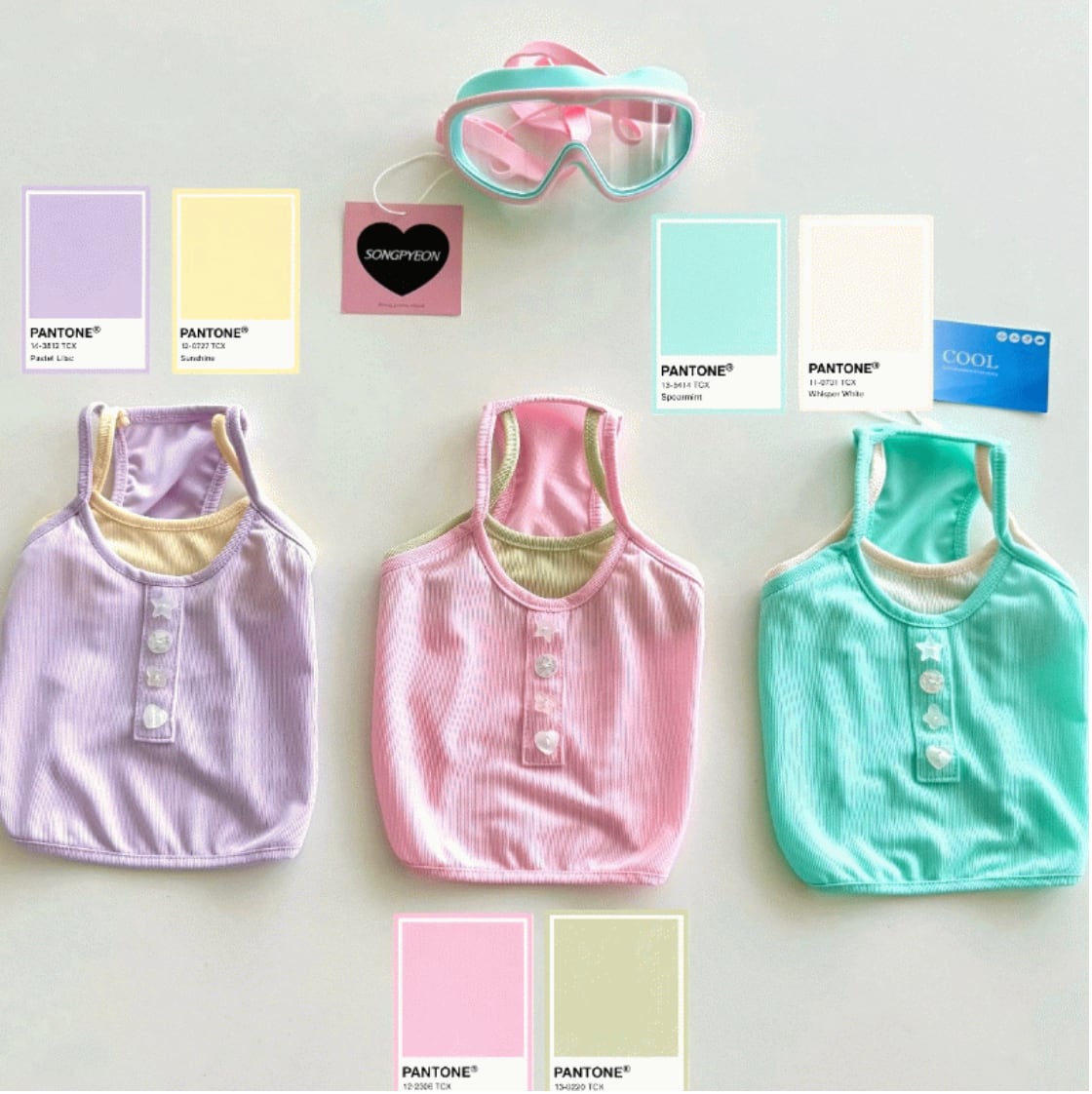 予約【songpyeon】LAYERED COOL TANK TOP