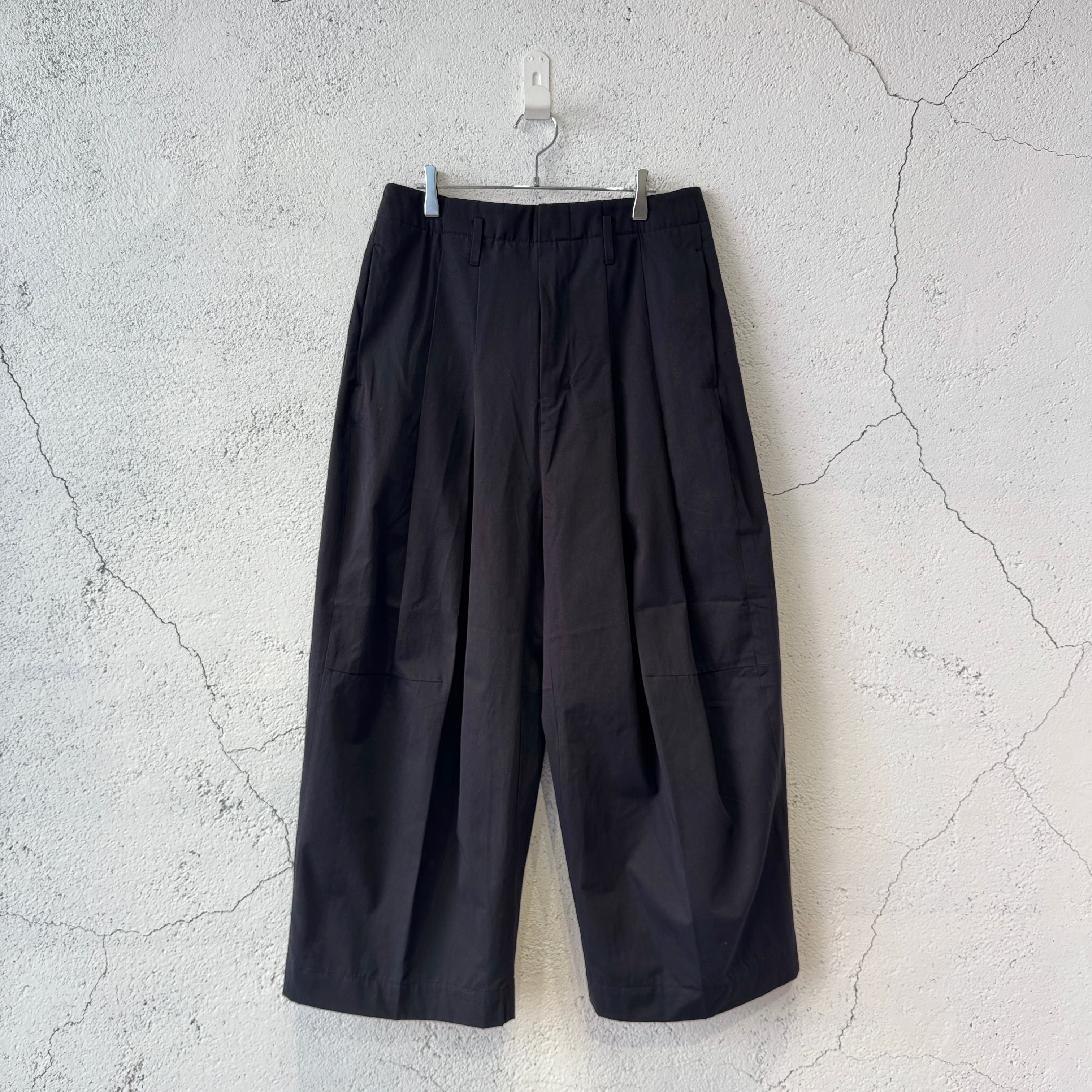 TSTS / GINGHAM PRINT SWEAT PANTS / BLACK AND BLACK | ふぁいん