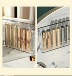 メイクボックス コスメボックス 引き出し 3段式 透明カバー付き 化粧品収納ボックス 大容量 化粧品 収納 メイクケース 引き出し 化粧品入れ 多機能 コスメ アクセサリー ジュエリー 浴室 洗面所 卓上収納 高品質 2色 透明 エメラルドグリーン