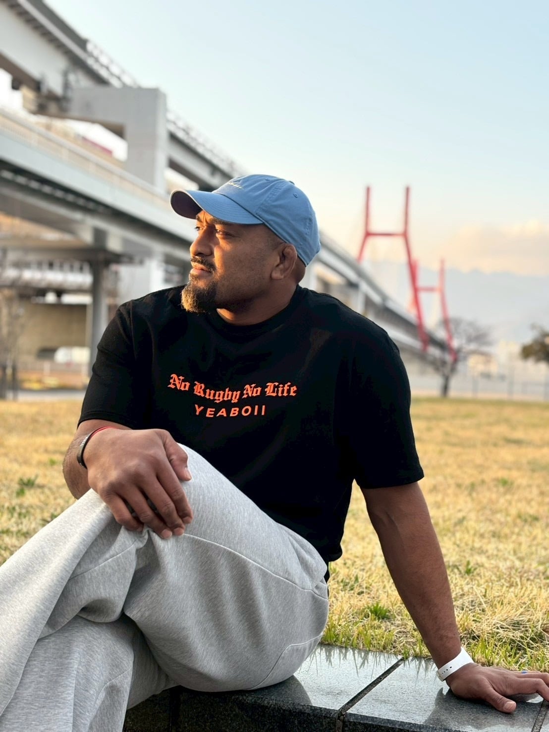 No Rugby No Life Tシャツ」 ブラック | Yeaboii Online shop