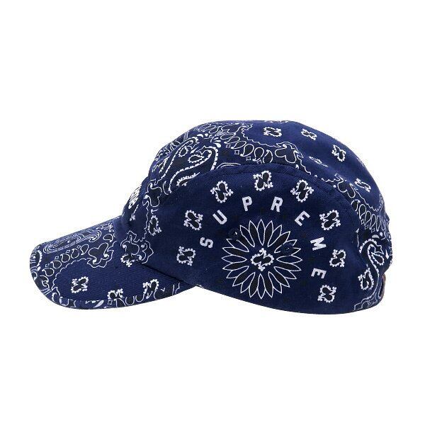 シュプリーム キャップ SUPREME 21SS BANDANA CAMP CAP バンダナ