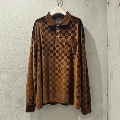 BOTT ボット ベロア ブロック シャツ 【表参道t08】 | ブランド古着Brooch