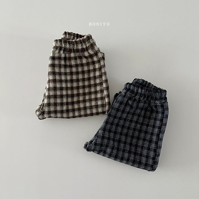【即納】NO.134 wool check pants