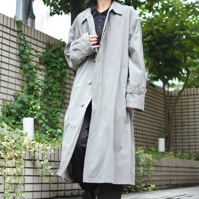 Travel Smith smooth cloth Balmacaan coat