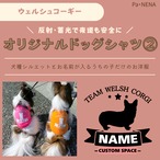 反射,蓄光素材あり! オリジナルドッグTシャツ(ウェルシュコーギー)
