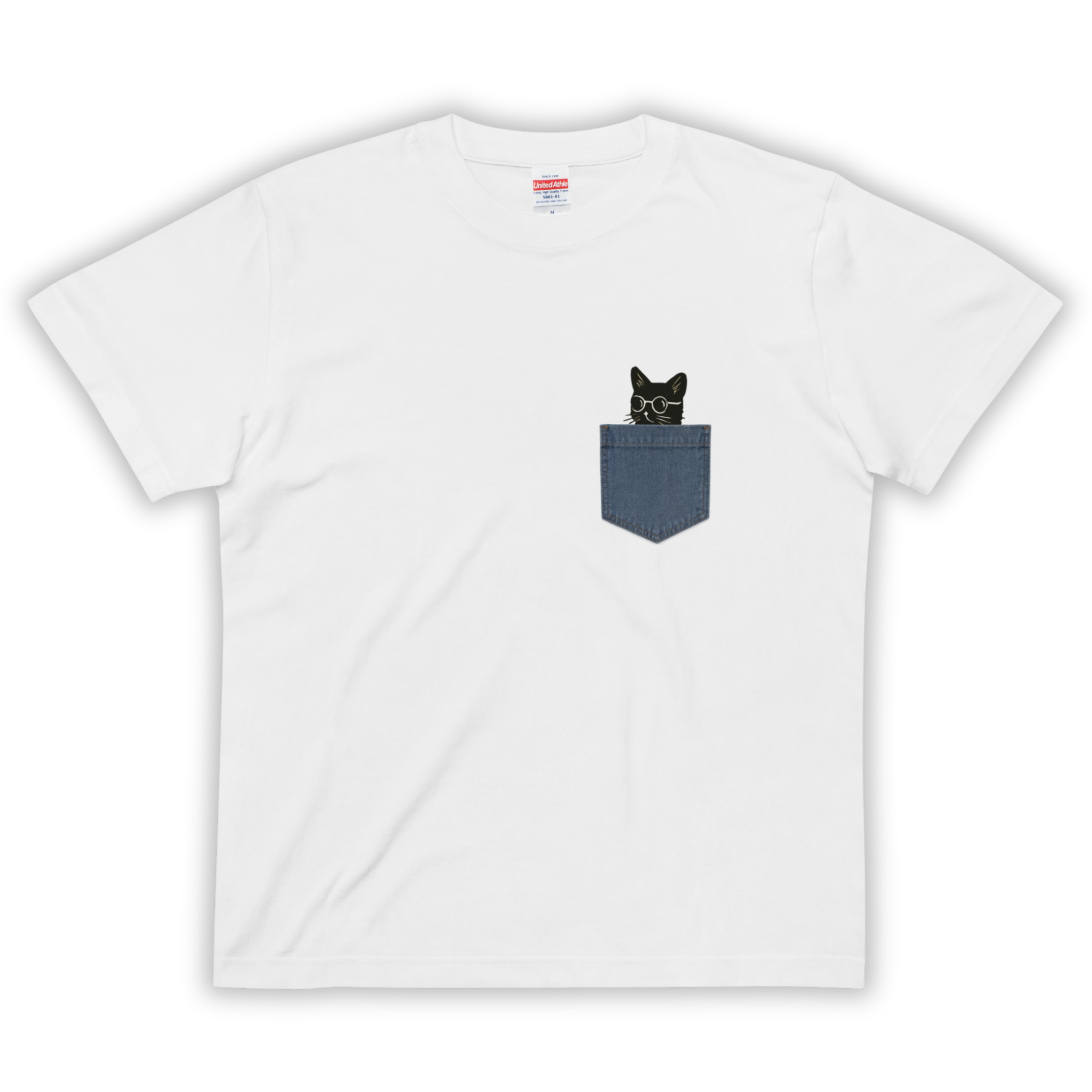 POKÉTTO-BLACK CAT- ハイクオリティーTシャツ T0019