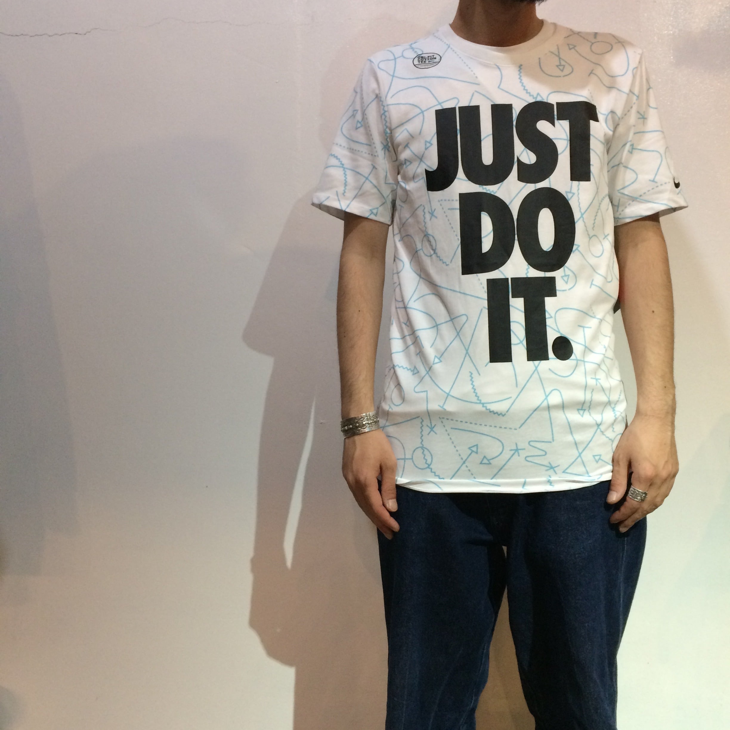 送料無料』新品 NIKE ナイキ 総柄プリントTシャツ JUST DO IT | 古着屋 Uan