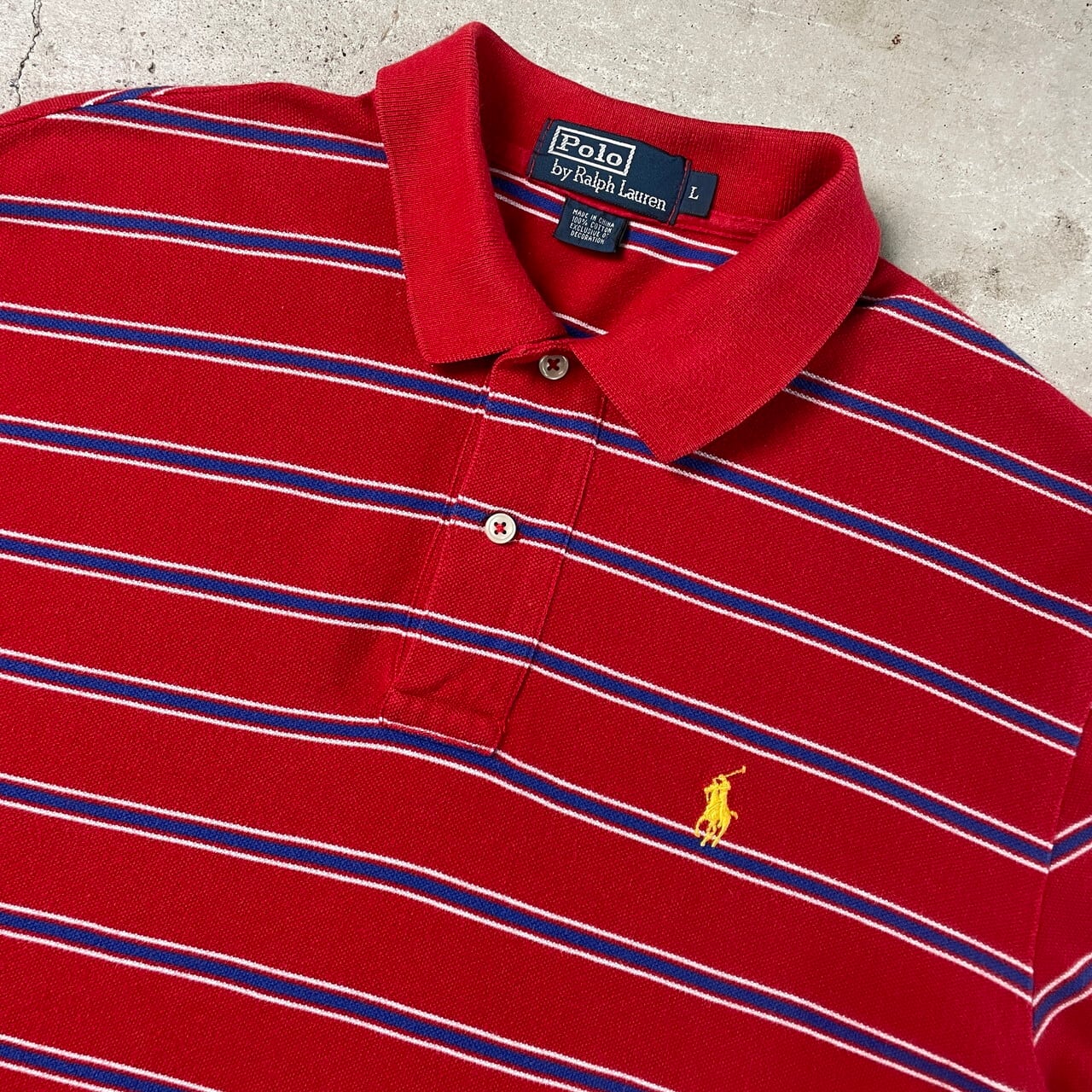 Polo by Ralph Lauren オールドラルフローレン 鹿の子 ボーダー