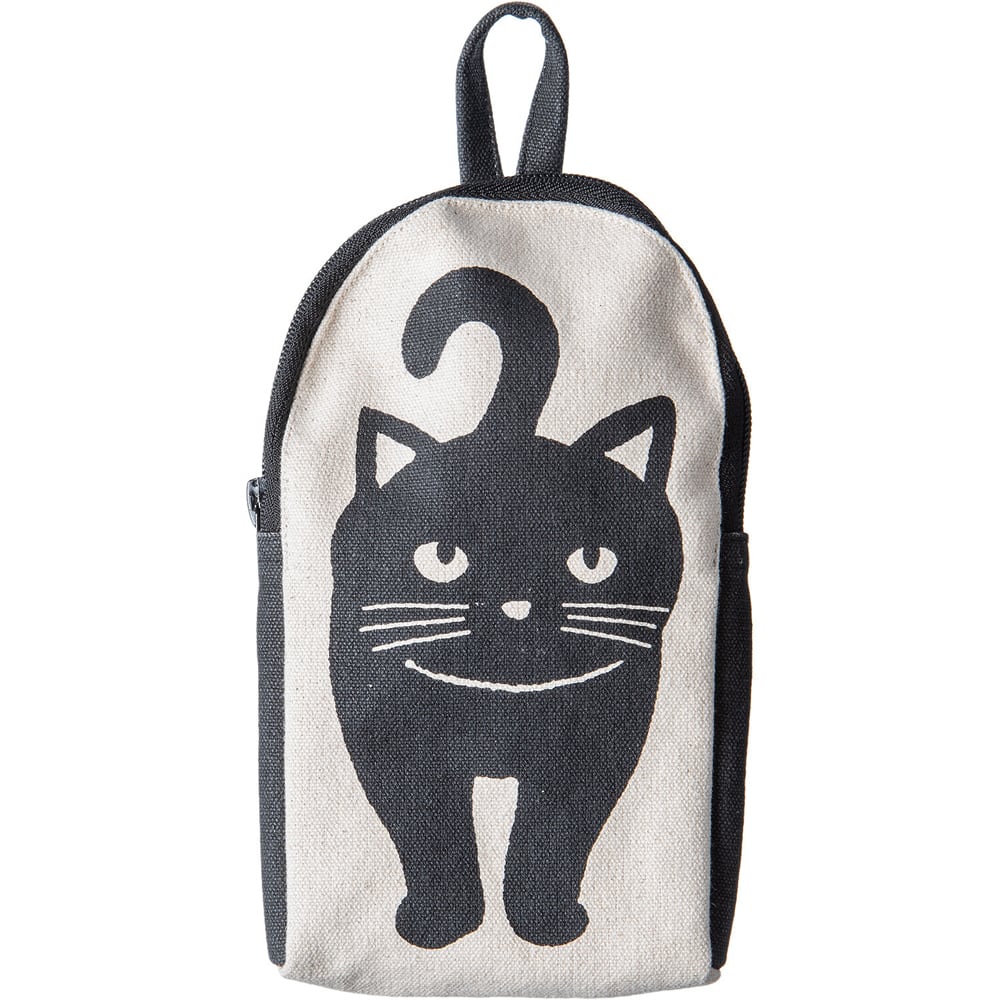 猫ポーチ(ニャンタマ)クロネコ | マスノヤ衣料品店・マスノヤ猫雑貨店