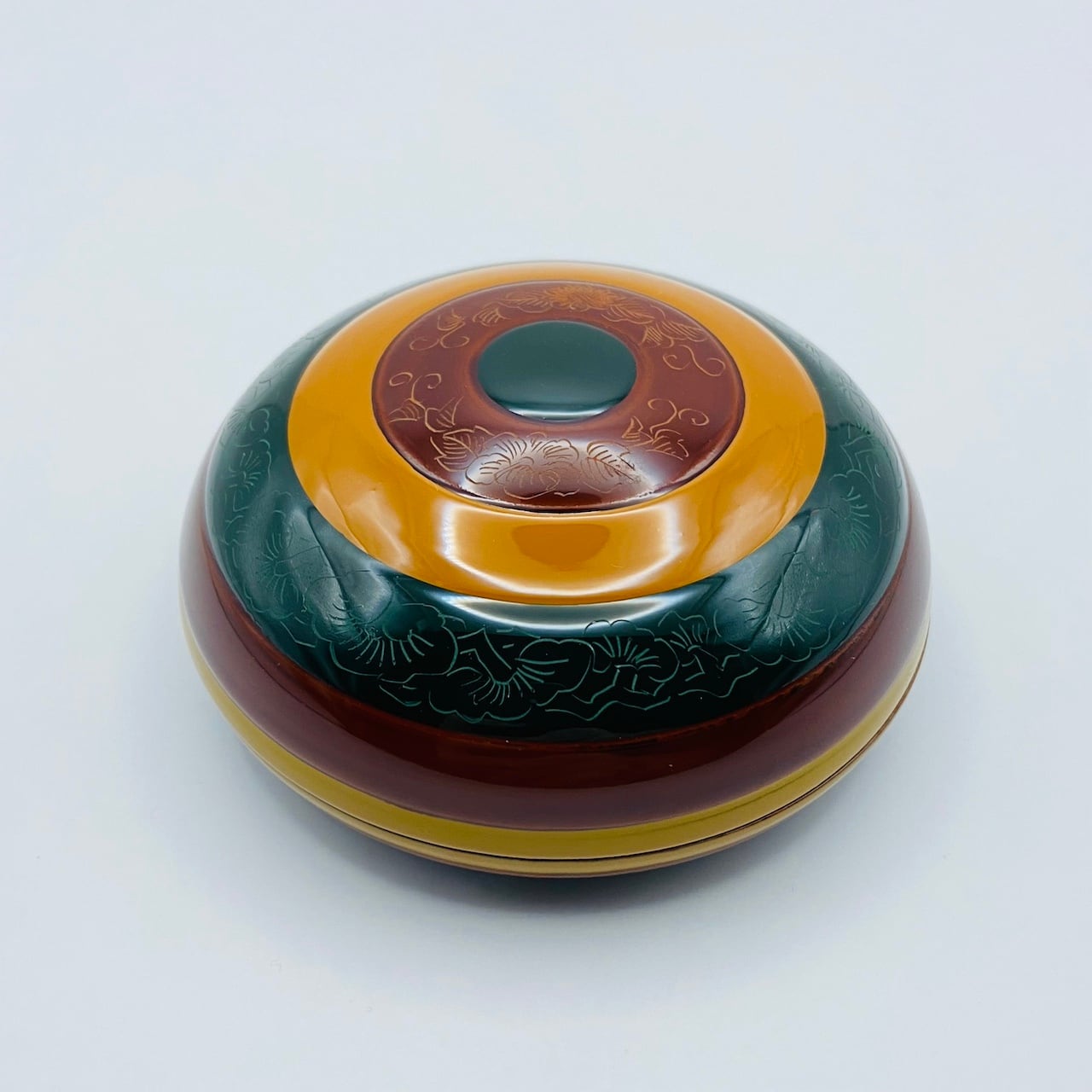 新古】独楽香合 玄々斎好写 辻秀甫 共箱入 | 茶道具 錦玉堂