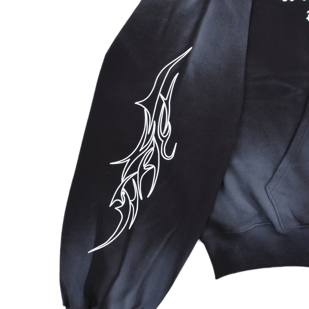 Dirty Back Cross ZIPパーカー | VOLCAN&APHRODITE