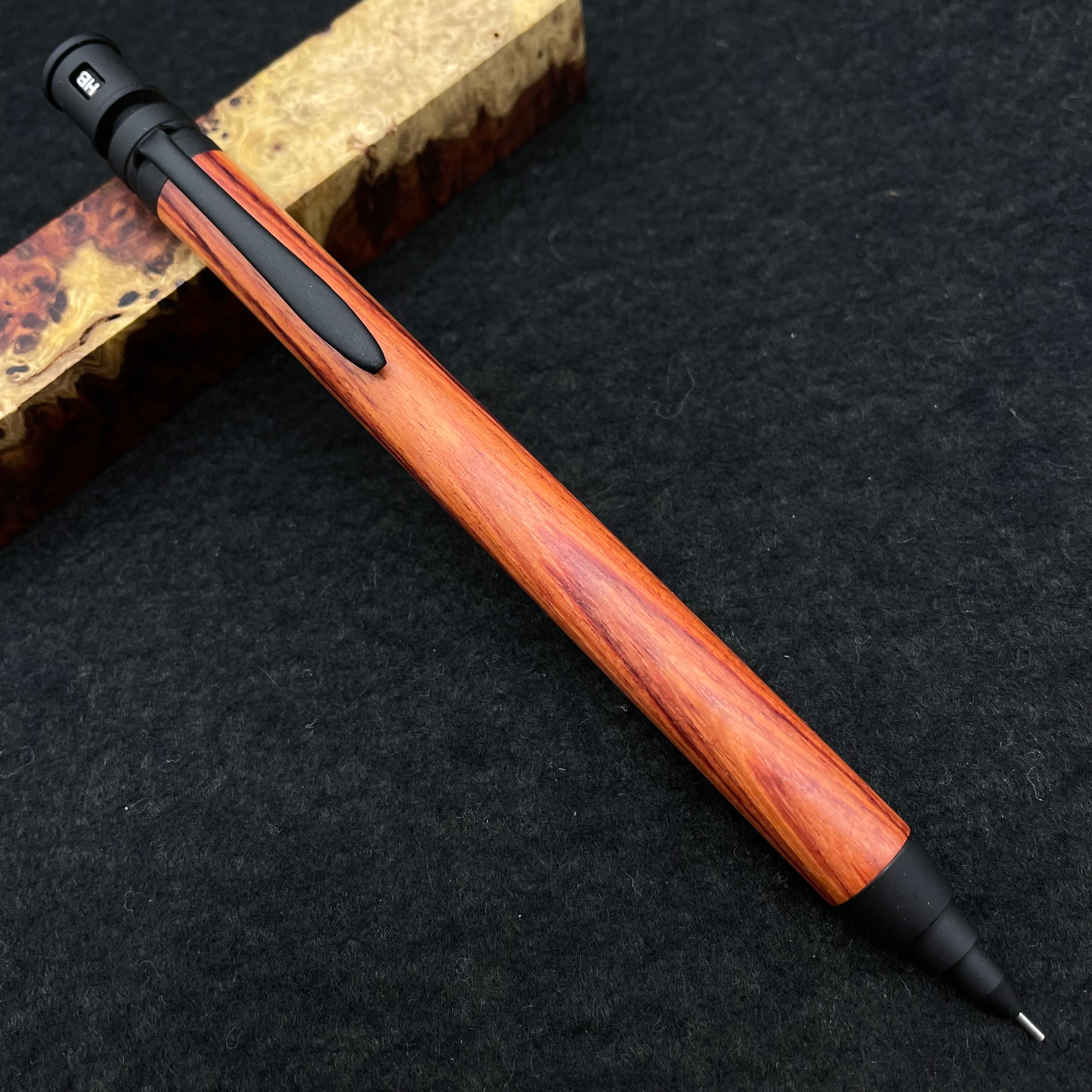 黒柿 シャープペンシル MDS-1 三神クラフト 新うるし仕上げ 拭き漆