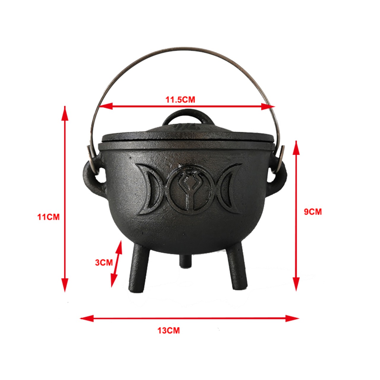 魔女の星月中鍋〜鍋モチーフアロマポット〜　M22335