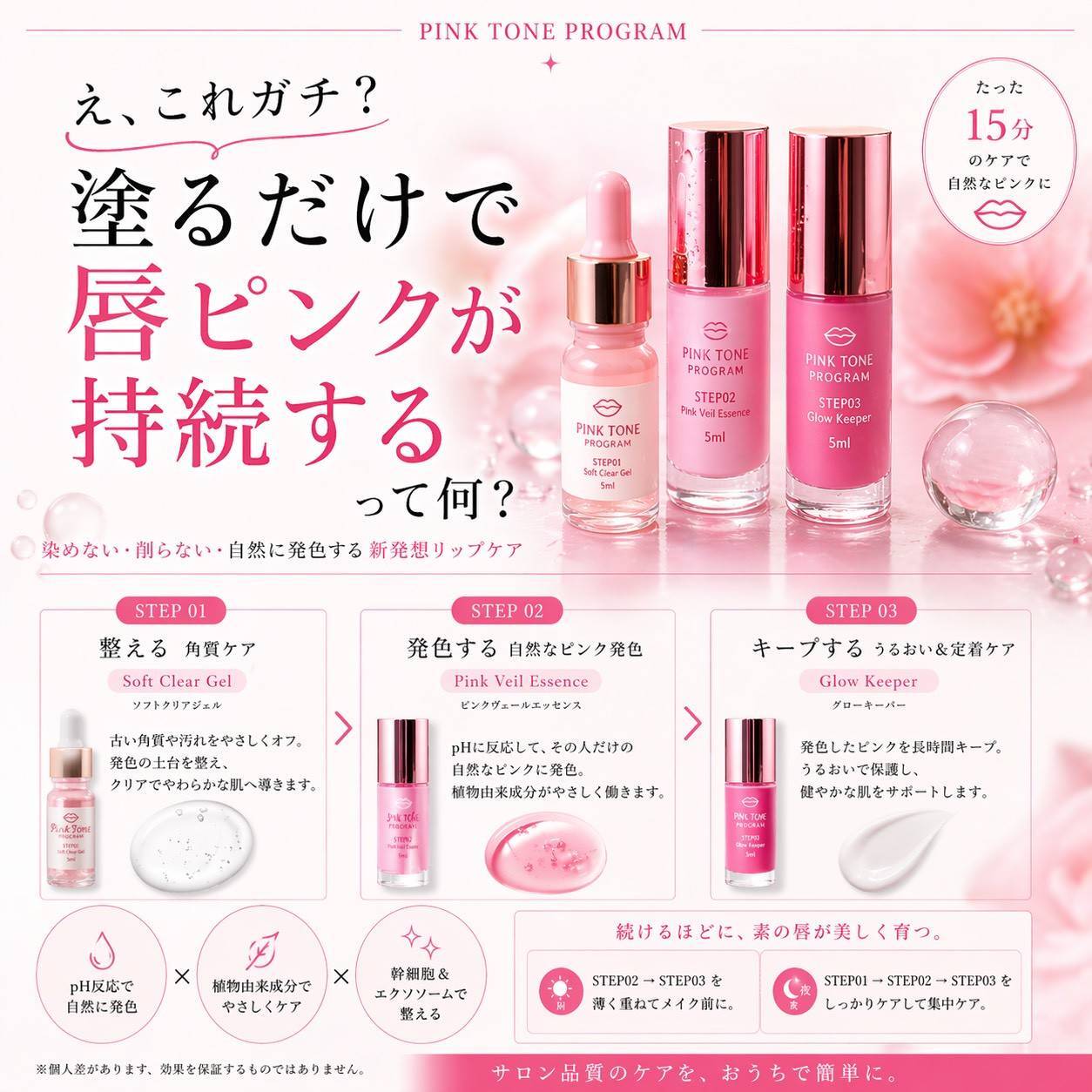 PINK TONE PROGRAM ／ STEP 03 Glow Keeper（グローキーパー
