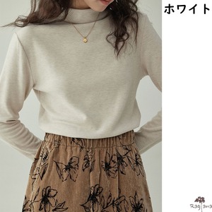 裏起毛 ハイネック プルオーバー 4col M 11457