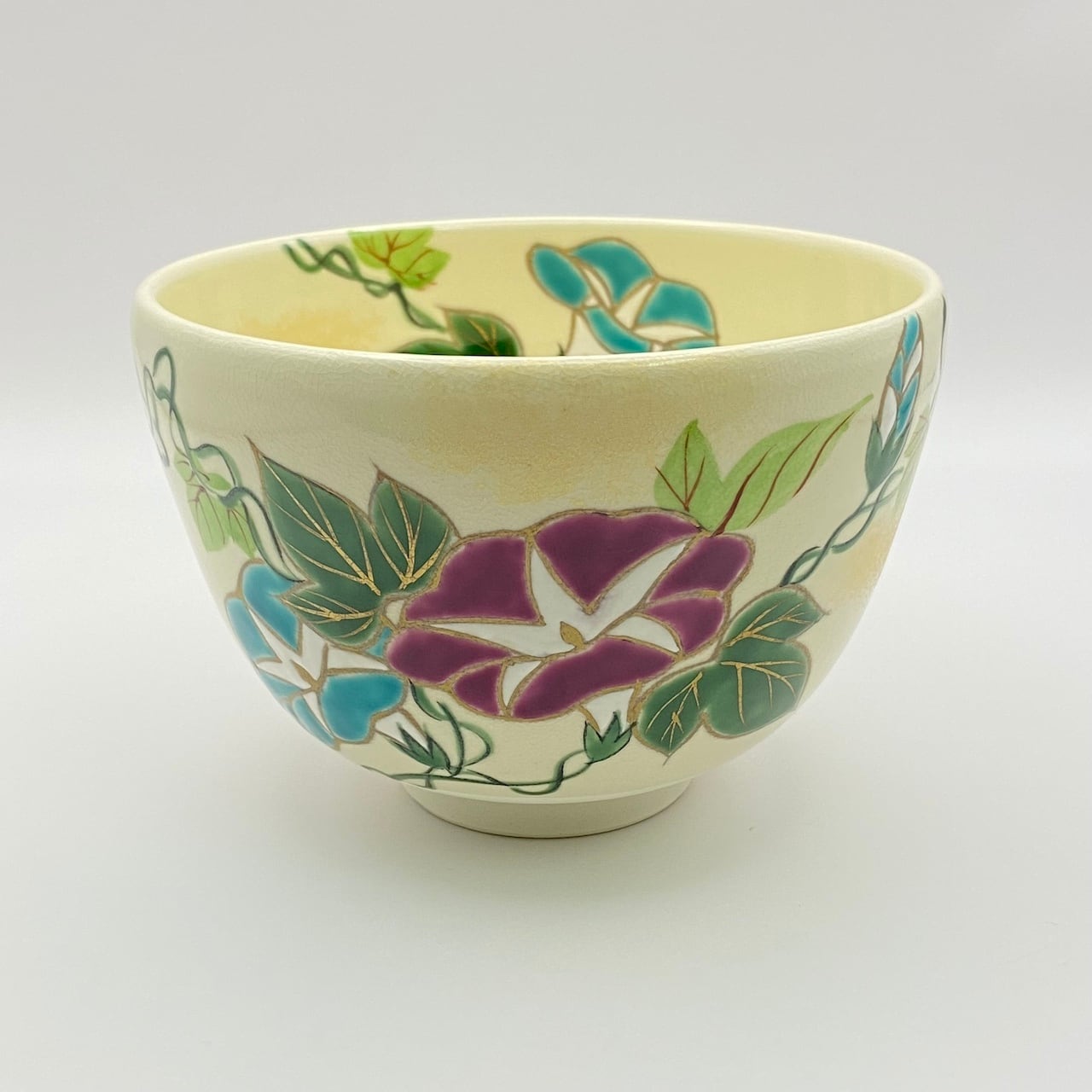 新古】茶碗 色絵 蛍手 唐子 橋本美峰 共箱入 | 茶道具 錦玉堂