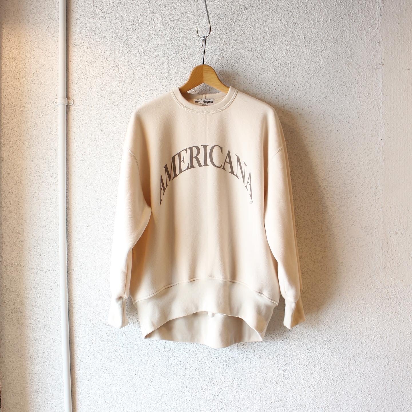 Americana(アメリカーナ) / ワイドプルオーバー クルーネック