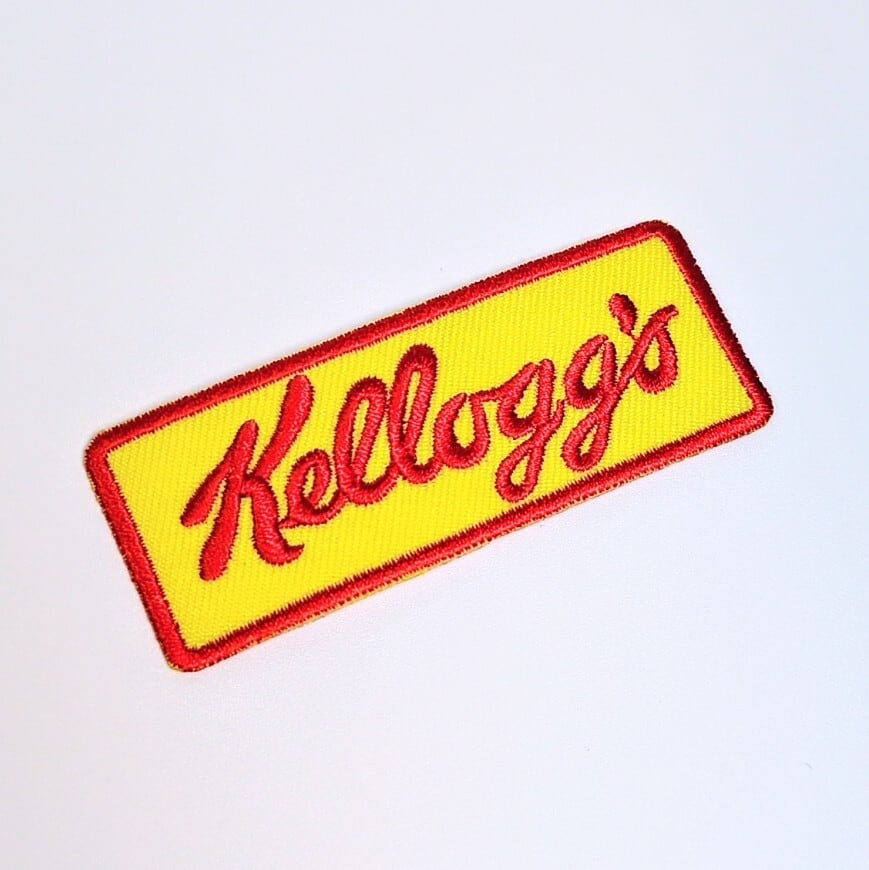 送料無料！ ☆刺繍アイロンワッペン☆【 Kellogg （ ケロッグ