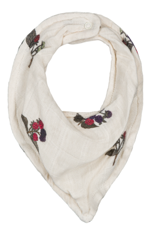 【LAST2】ABEL BANDANA BIB　ECRU / BLACKBERRIES【STUDIO BOHEME】BANDANA BIB ABEL