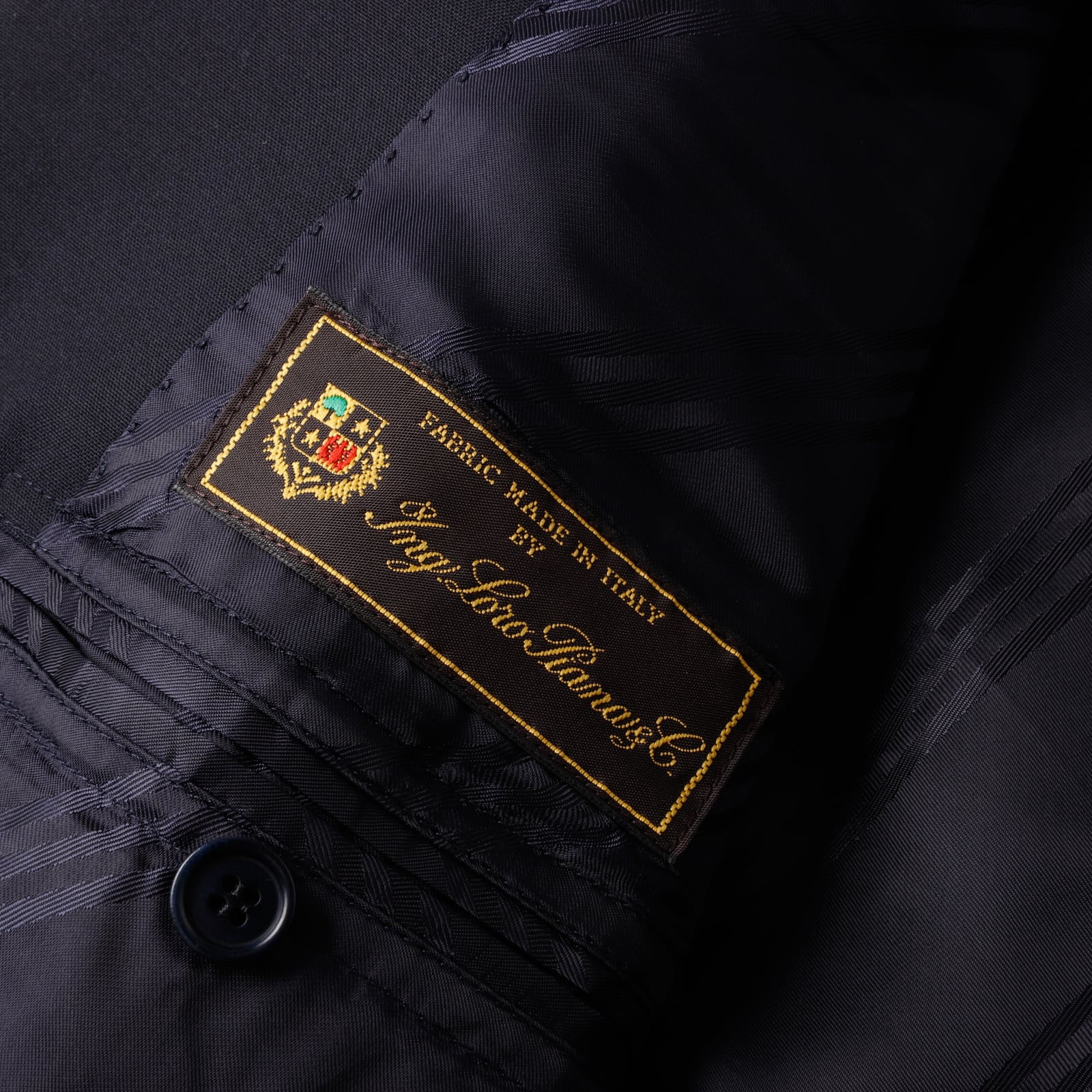 未使用】BROOKS BROTHERS Loro Piana wool Navy blazer madison size39