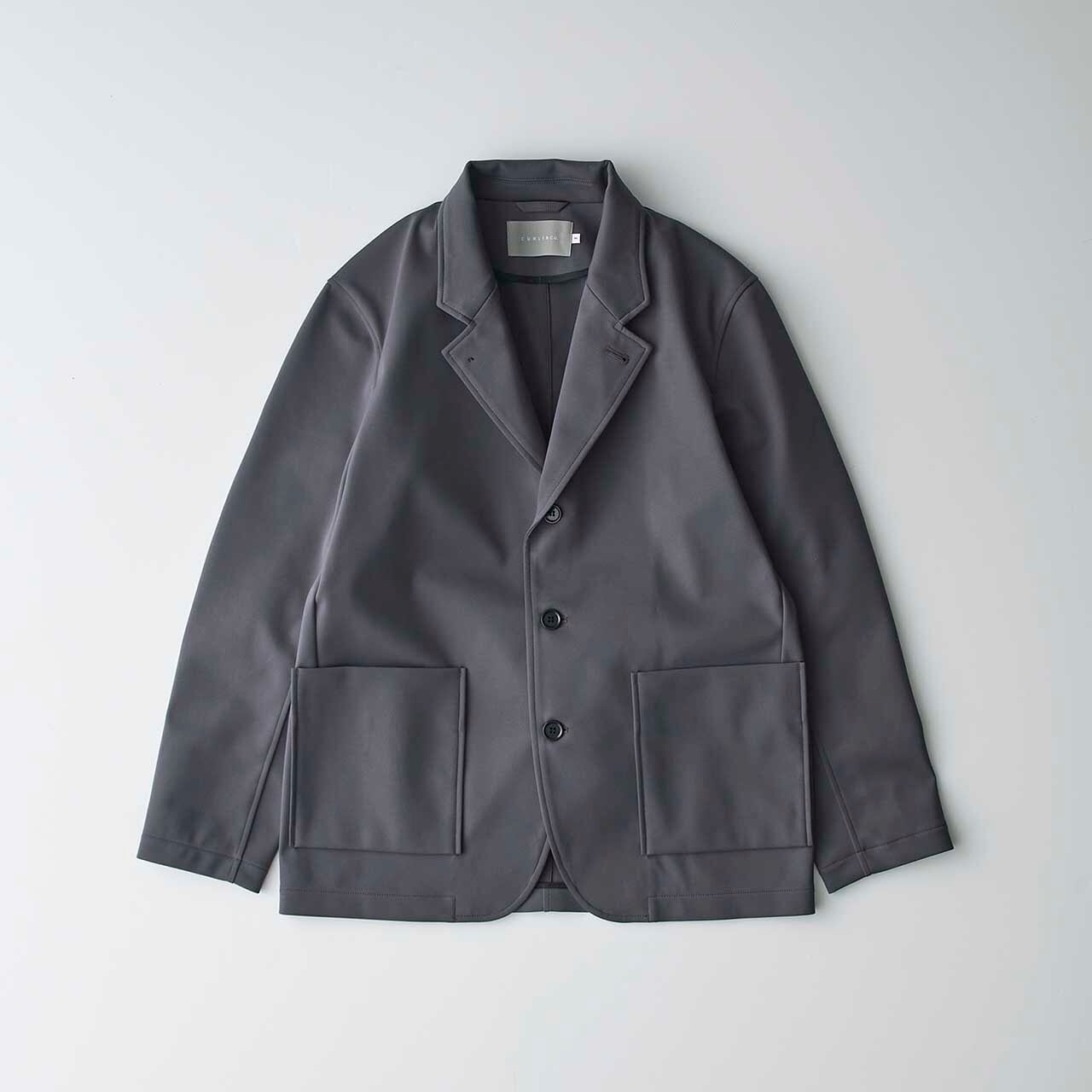 CURLY&Co./SOLID DOUBLE-KNIT JACKET