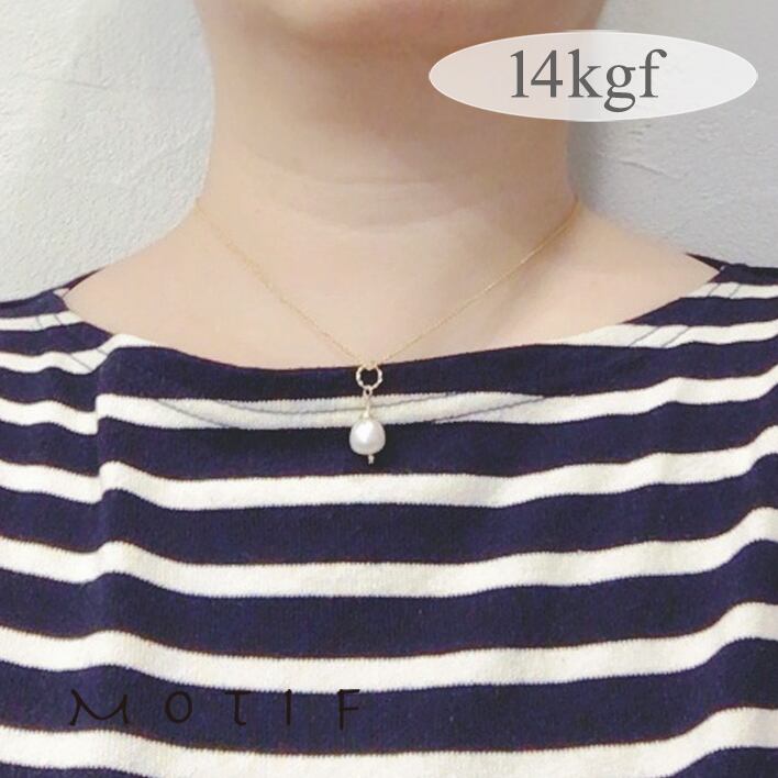 華奢ワイヤーアート＊淡水パールネックレス | atelier motif
