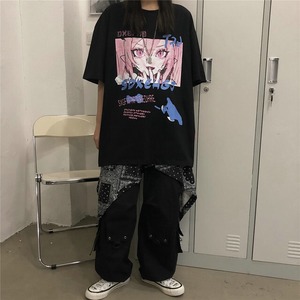 【トップス】アバンギャルドプリント個性派Ｔシャツ217261000N