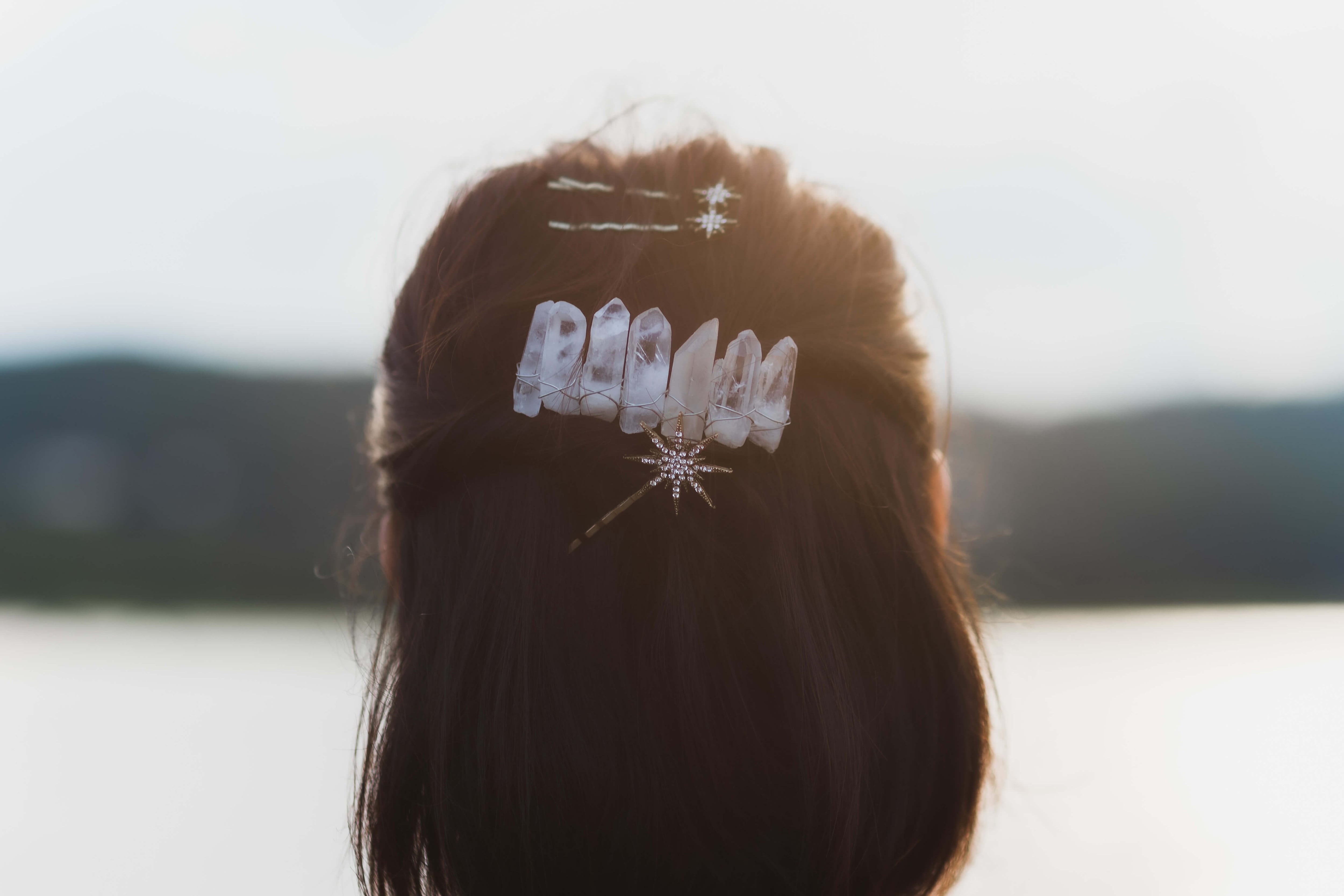 星 月 モチーフ ヘアピン 7本セット|アンティークゴールド 星 月 モチーフ ヘアピン 7本セット|アンティークゴールド