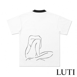 【LUTI/ルーシー】LONELY LOVER KNIT Tシャツ / WHITE ホワイト