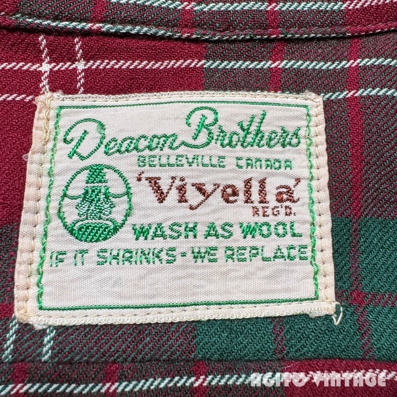 50's Deacon Brothers ディーコンブラザーズ コットンウールオープン