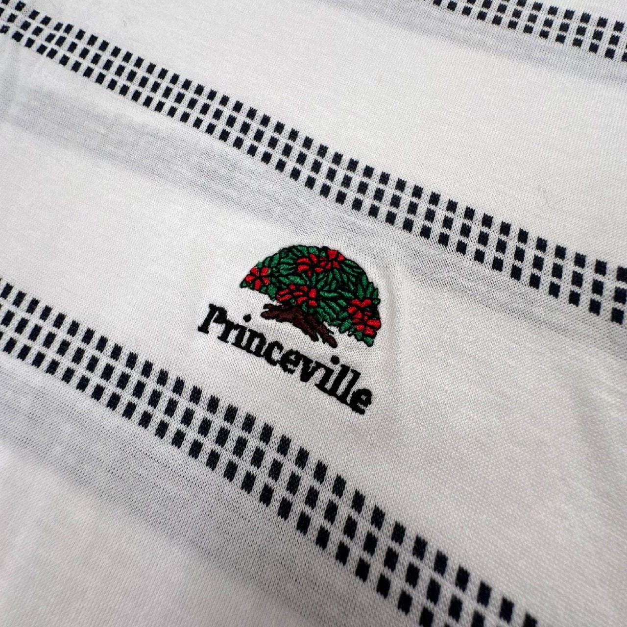 イタリア製◆herian / Princeville ボーダー柄 天竺コットン 半袖 ポロシャツ Mサイズ /伊製/MADE IN ITALY/メンズ/ポケット付き/薄手