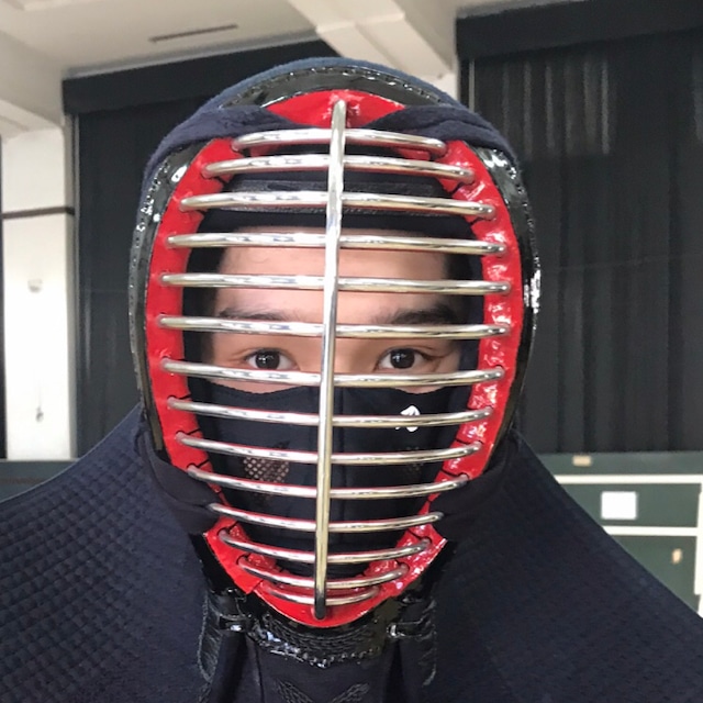 面マスクひかり武道具オリジナル　刃YAIBA 業界唯一　吸排気ゾーン付きマスク