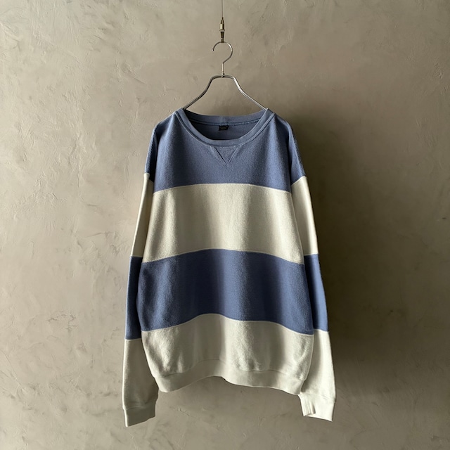 -LANDS’ END- 90's 鹿子border pullover
